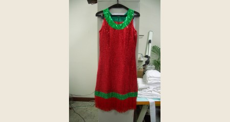 愛神裝紅綠洋裝 
